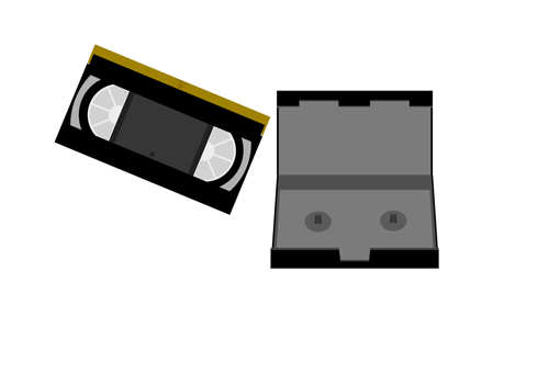 ビデオテープ、ビデオケース